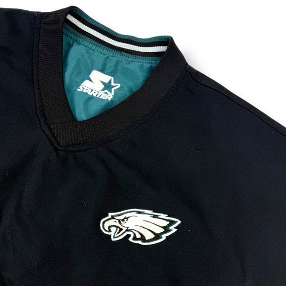 Vintage reversible STARTER EAGLES NFL PROLINE pullover jacket - Picture 12 of 16